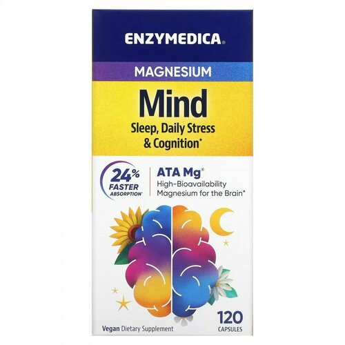  Enzymedica     Magnesium Mind, 120  6360