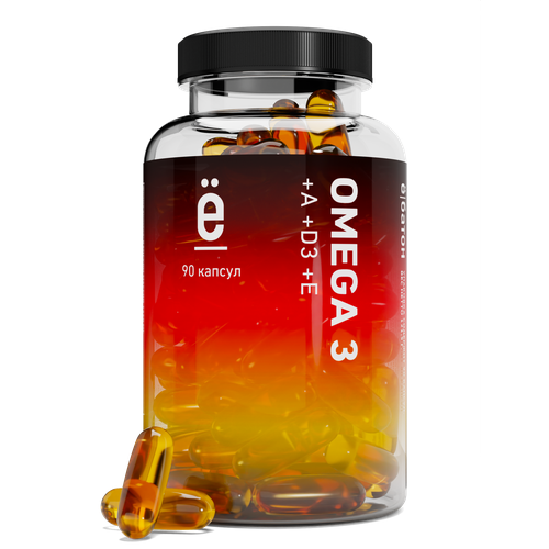 OMEGA-3 + VITAMIN A D E 1350 , /, 90 , ,    611 