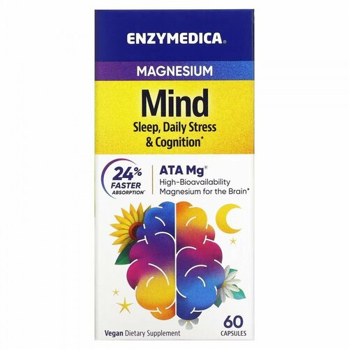 Enzymedica Magnesium Mind (   ) 60  (Enzymedica) 2619