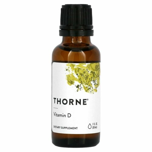 Thorne Research,     , Vitamin D Liquid 30  2530