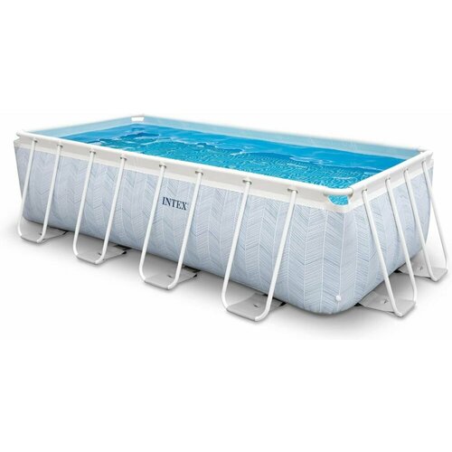   INTEX 26780 Chevron Prism Frame Rectangular Premium Pool 4.00  2.00  1.00  44400