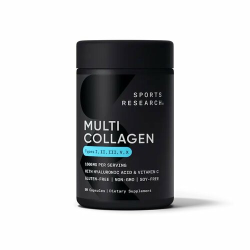   , Multi Collagen Capsules, Sports Research, 90  2200