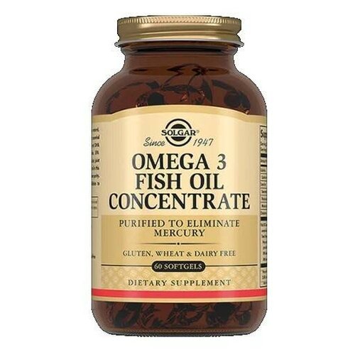 Solgar Omega-3 Fish Oil Concentrate ., 200 , 60 . 1188