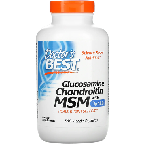  Doctor's Best Glucosamine, Chondroitin with MSM OptiMSM, 480 , 480 , 360 . 9120