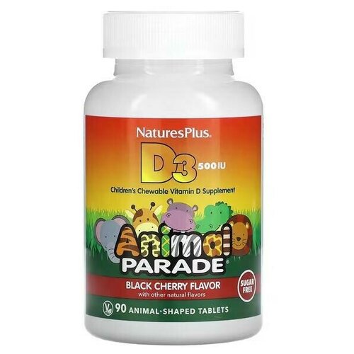 Natures Plus Source of Life, Animal Parade,  D3,  ,    , 12,5  (500 ) 90   1990