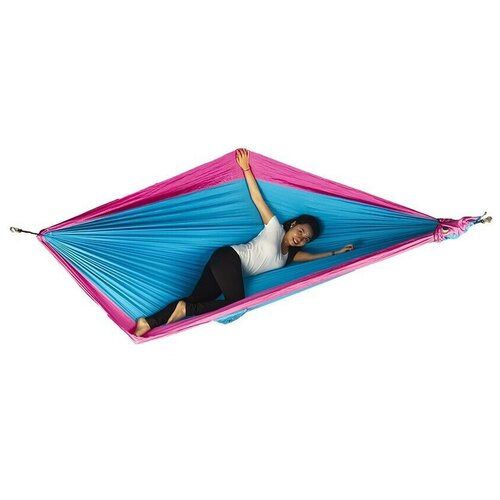   Ticket To The Moon King Size Hammock Aqua/Pink 6680