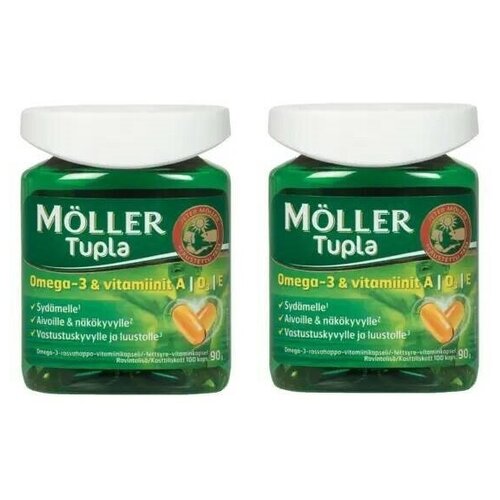   -3 Moller Tupla Omega-3     2*(100) 4399