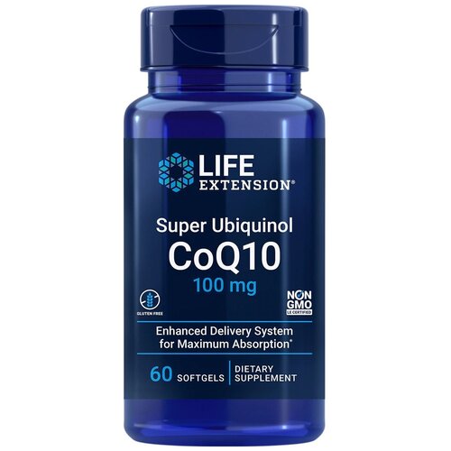 Super Ubiquinol CoQ10 100  60  (Life Extension) 5690