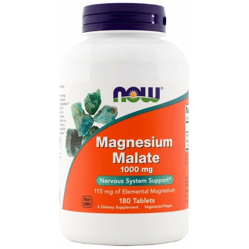 NOW Magnesium Malate 1000 mg 180 tabs 3099