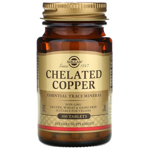 Solgar Chelated Copper  , 100  2597