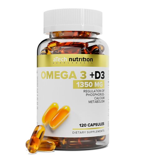  aTech Nutrition Omega 3 + D3, 1.4 , 120 . 902