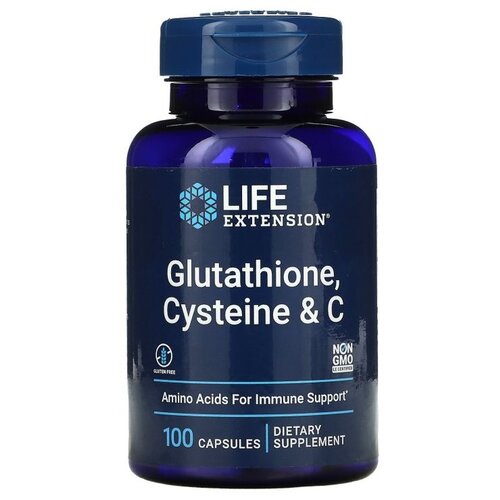  Life Extension Glutathione Cysteine & C, 160 , 100 . 2260