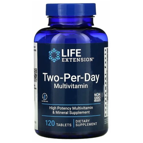 LIFE Extension Two-Per-Day Multivitamin (120 ) 3331