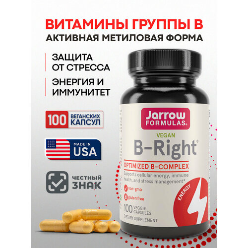 Jarrow Formulas B-Right ���. ����., 130 �, 100 ��., 1 ��., ����, ������ ������ �� 5320 ���
