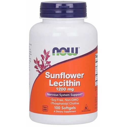 NOW FOODS Sunflower Lecithin 1200  (  ) 100   (Now Foods) 2016