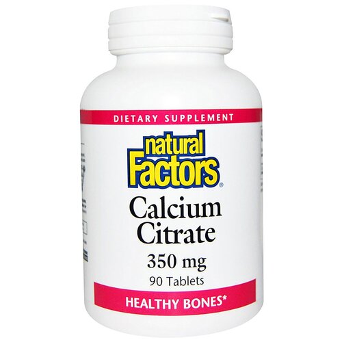  Natural Factors Calcium Citrate, 194 , 350 , 90 . 1950