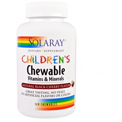  Solaray Children's Vitamin & Minerals, 100 , 120 . 2499