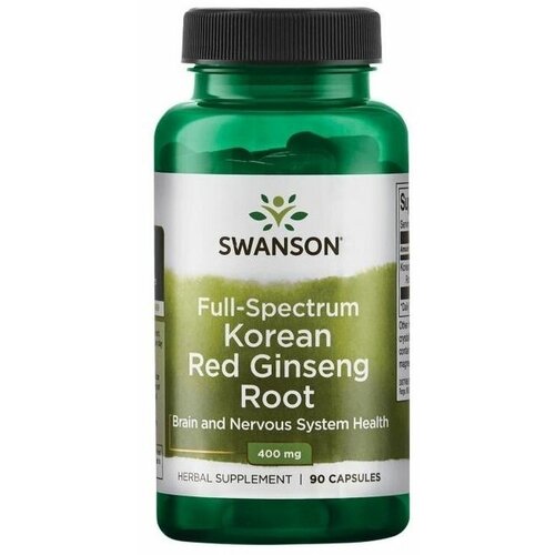 Swanson Full Spectrum Korean Red Ginseng Root (     ) 400  90  2639