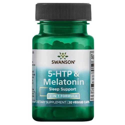 5-HTP + Melatonin, 100 , 100 , 30 . 655