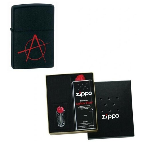 Zippo          Anarchy Black Matte 125  280  8715