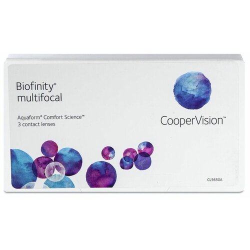   CooperVision Biofinity Multifocal, 3 ., R 8,6, D +5, ADD: +2.50 D, , 1 . 2390