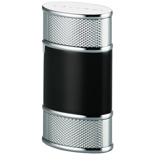    Colibri OF LONDON Virtuoso Black Lacquer & Silver Hobnail 4971