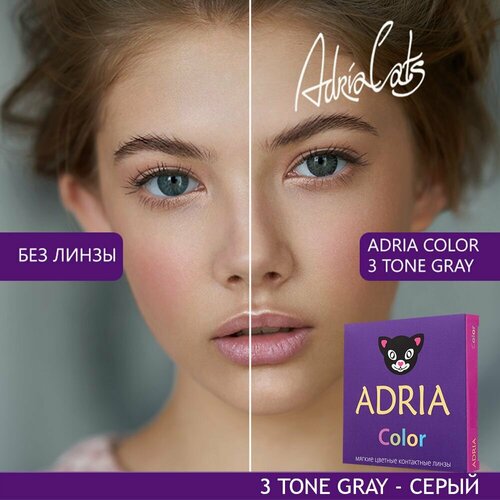   ADRIA Color 3 tone, 2 ., R 8,6, D -6, gray, 1 . 1380