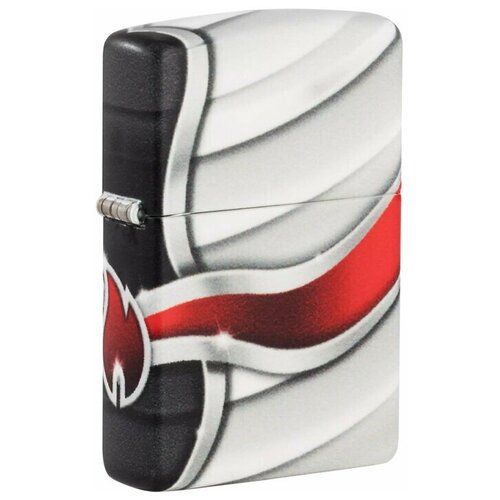  Zippo Flame Design   White Matte, /, , , 38x13x57  4770