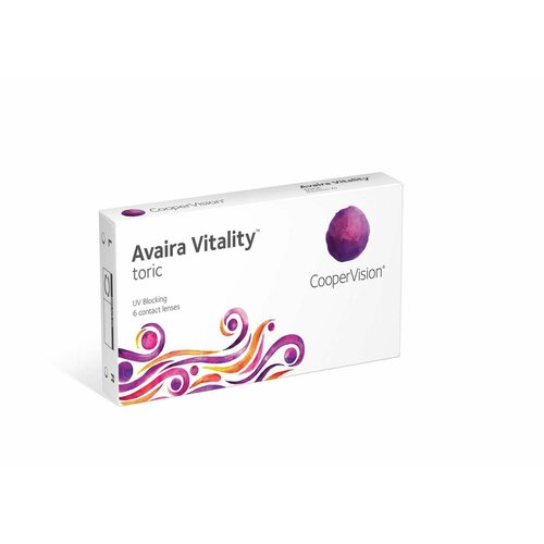   CooperVision Avaira Vitality toric., 6 ., R 8,5, D +8,CYL:-1,75,A:130, , 1 . 2390