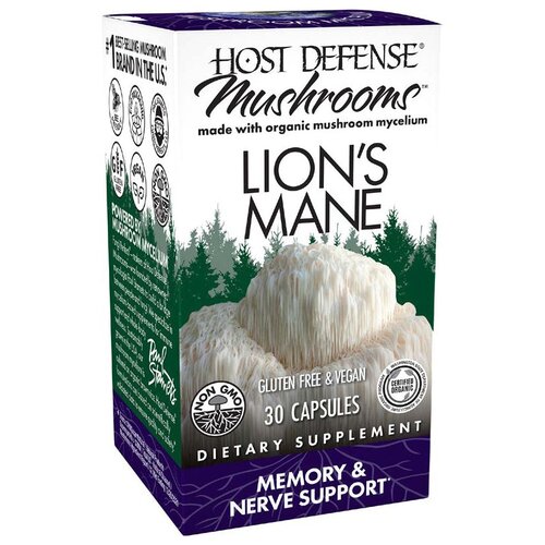  Host defense Lion's mane, 60 , 60 , 30 . 3190