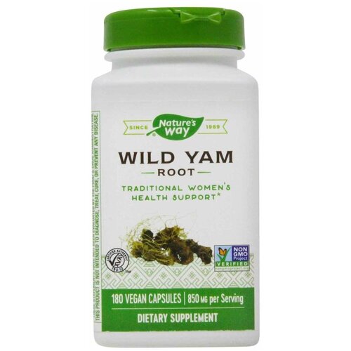  Nature's Way Wild Yam Root ., 180 . 3600