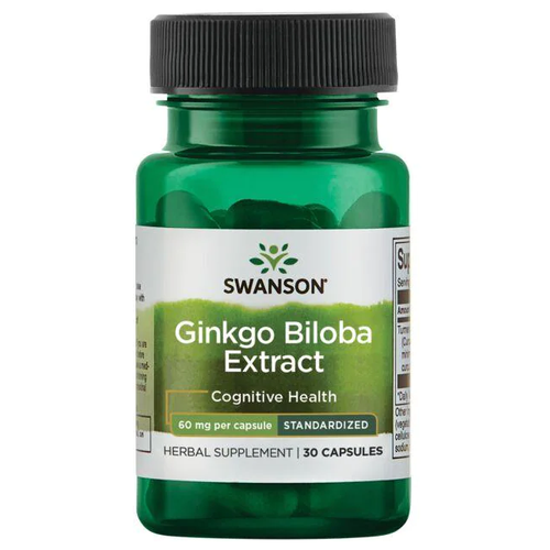 Swanson Ginkgo Biloba Extract STD 60  30  501