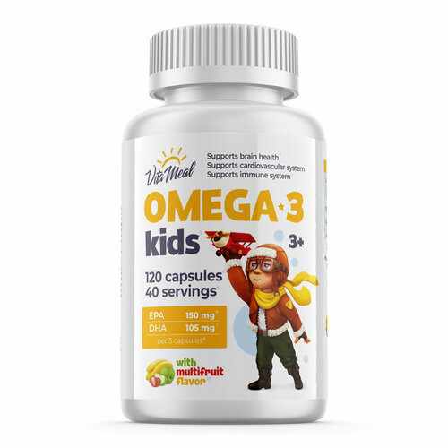  3   VitaMeal Omega-3 Kids   3 , 120 ,  890