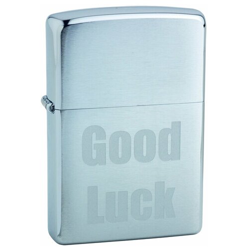  ZIPPO Good Luck,   Brushed Chrome, /, , , 38x13x57 5750