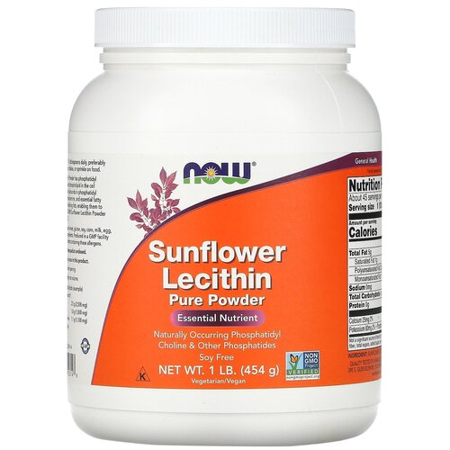  NOW Sunflower Lecithin, 454 , 454  3289