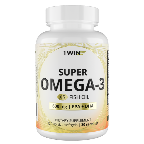  3    600 , 1WIN Super Omega-3 XS, 120  415