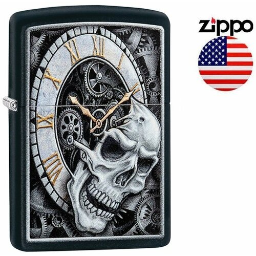 Zippo  Zippo 29854 Skull Clock Design 7355