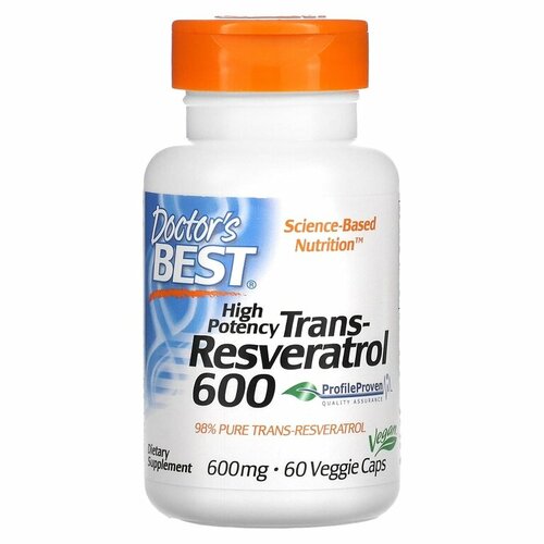  Doctor's Best High Potency Trans-Resveratrol 600 , 70 , 60 . 8586