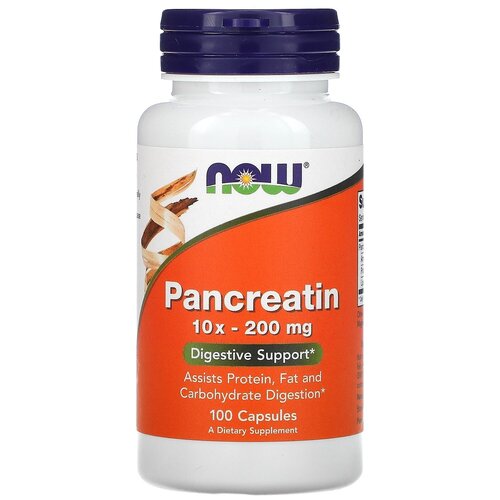  NOW Pancreatin 10X, 80 , 80 , 200 , 100 . 1250