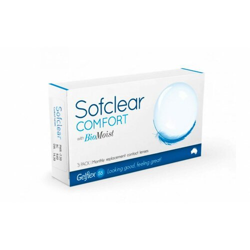   Gelflex Sofclear Comfort with BioMoist, 3 ., R 8,6, D -11,  1130