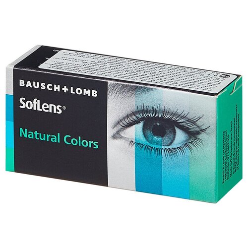   Bausch & Lomb SofLens Natural Colors, 2 ., R 8,7, D -2, topaz 1452