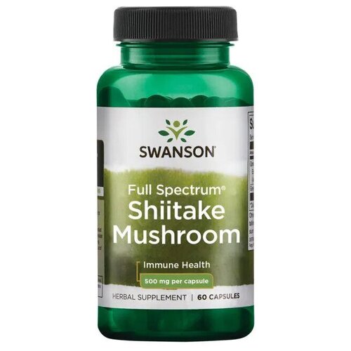 Swanson Shiitake Mushroom 500 mg Full Spectrum (  500 ) 60  (Swanson) 926