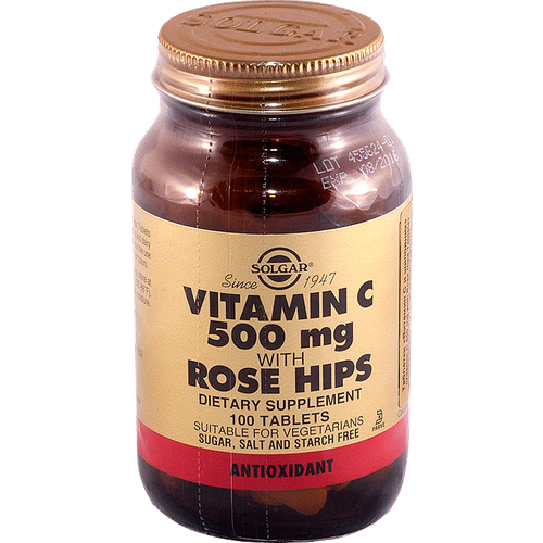 Solgar Vitamin C with Rose Hips ., 500 , 100 , 100 . 1290