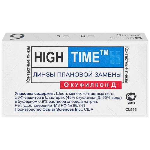   CooperVision High Time 55, 6 ., R 8,6, D -3,5, 1 ., ,    1441 