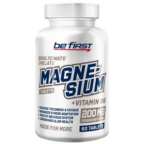  Be First Magnesium + Vitamin B6, 120 , 60 , 60 . 825