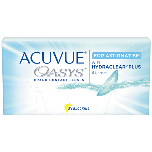   ACUVUE OASYS For Astigmatism with Hydraclear Plus., 6 ., R 8,6, D +5,25,CYL:-1,25,A:120 2383