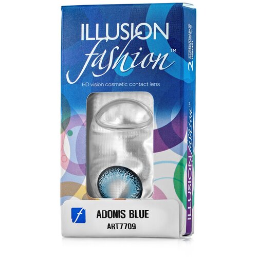   ILLUSION Fashion Adonis, 2 ., R 8,6, D -0,5, blue, ,    1000 