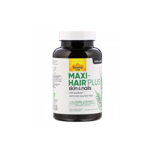 Maxi Hair Plus 5,000 mcg Biotin 120   5540