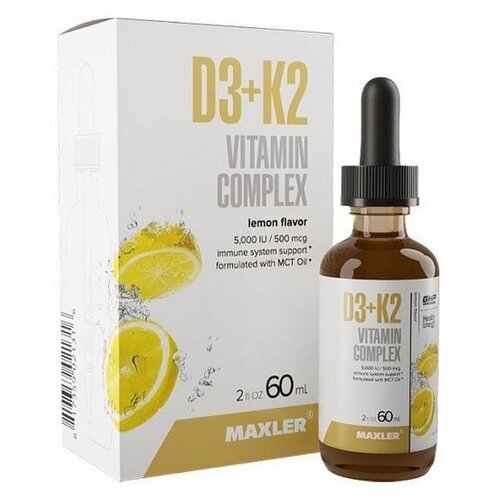 MAXLER D3+K2 Vitamin Complex ., 60 , 120 ,  1370