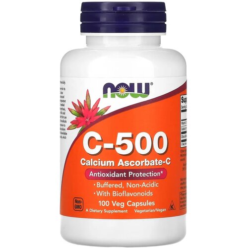  NOW C-500 Calcium Ascorbate- ., 100 , 100 . 1158